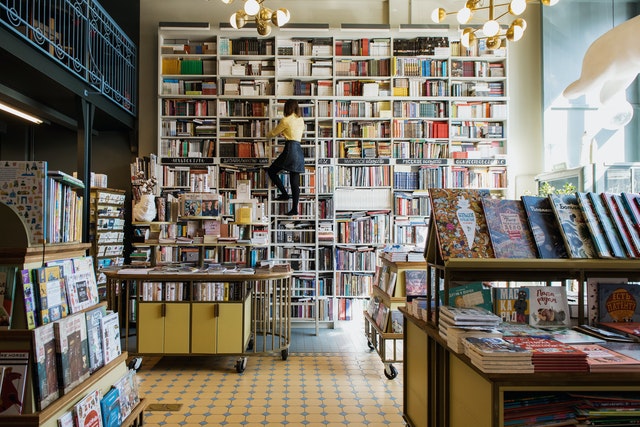 Bookstore in Spain